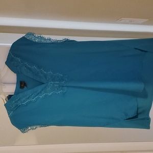 Business casual teal tank DONATED